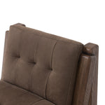 Four Hands Camilo Chair Nubuck Cigar Leather Backrest