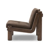 Camilo Chair Nubuck Cigar Side View 242121-001