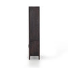 Caprice Bookshelf Black Wash Mango Side View IPRS-025