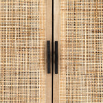 Caprice Bookshelf Natural Cane Cabinet Doors IPRS-025