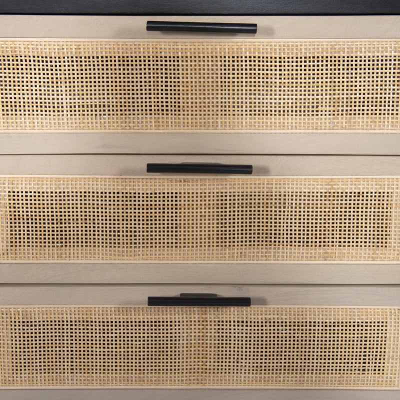 Caprice Sideboard 236140-002 woven cane drawers 