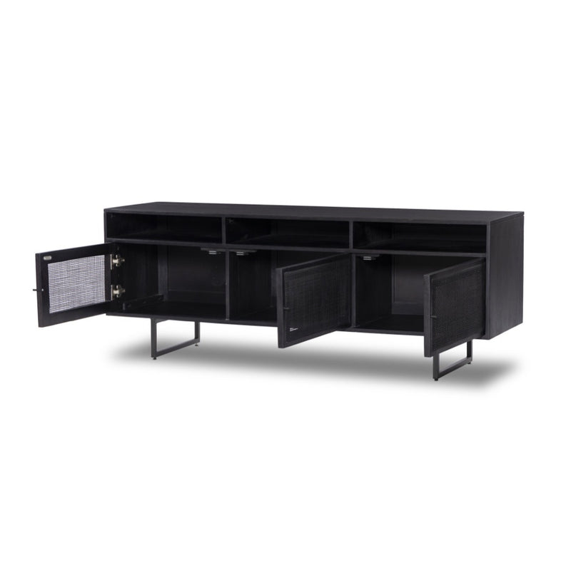 Carmel Media Console 106682-006 open door view 