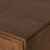 Four Hands Carmel Sideboard Mango Wood Corner Detail