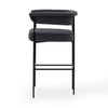 Four Hands Carrie Bar Stool FIQA Boucle Slate Side View