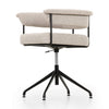 Carrie Desk Chair Light Camel Angled View 243656-001