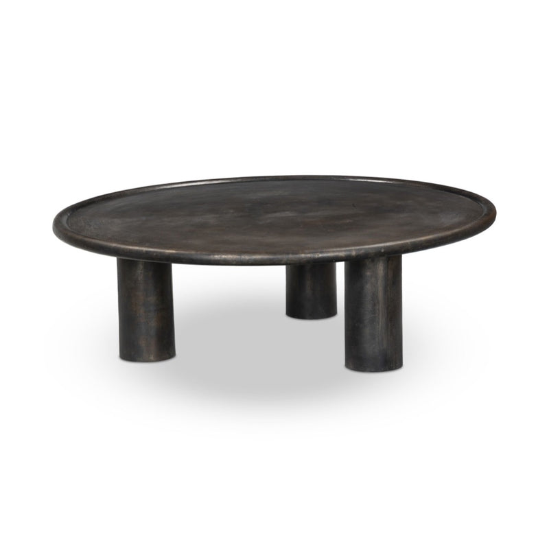 Cary Coffee Table Distressed Bronze Side View 246635-001