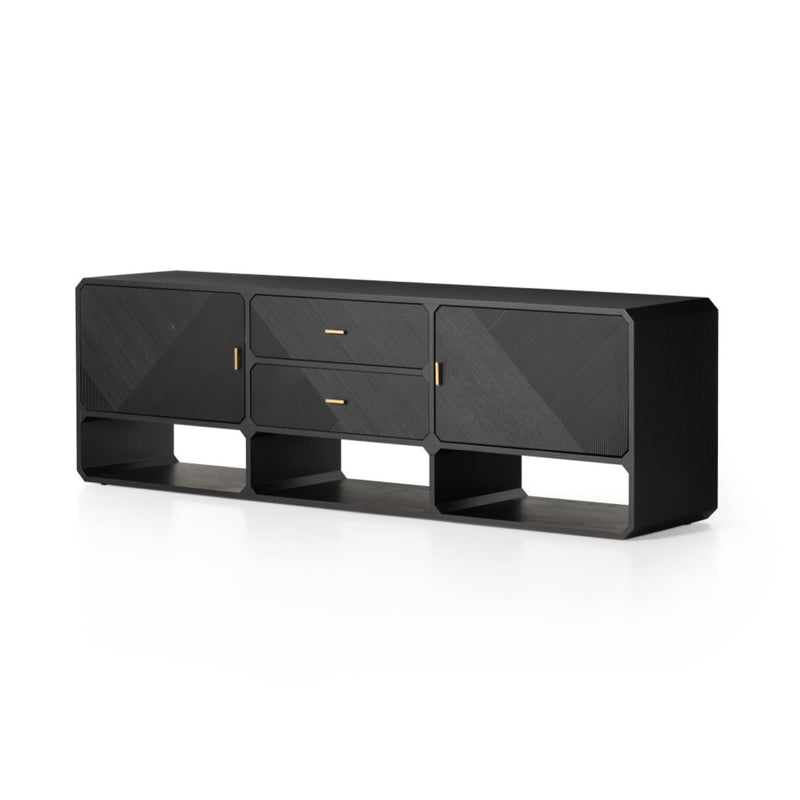 Four Hands Caspian Media Console angled view