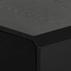 Caspian Sideboard Black Ash Veneer Corner Detail Four Hands