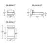 American Leather Castiel Chaise Jenson Clay Dimensions Sheet