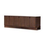 Castillo Media Console Chestnut Parawood Angled View 228465-003