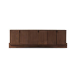 Castillo Media Console Chestnut Parawood Front Facing View 228465-003