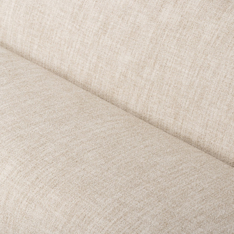 Channing Sofa Yuma Cream Performance Fabric Detail Four Hands