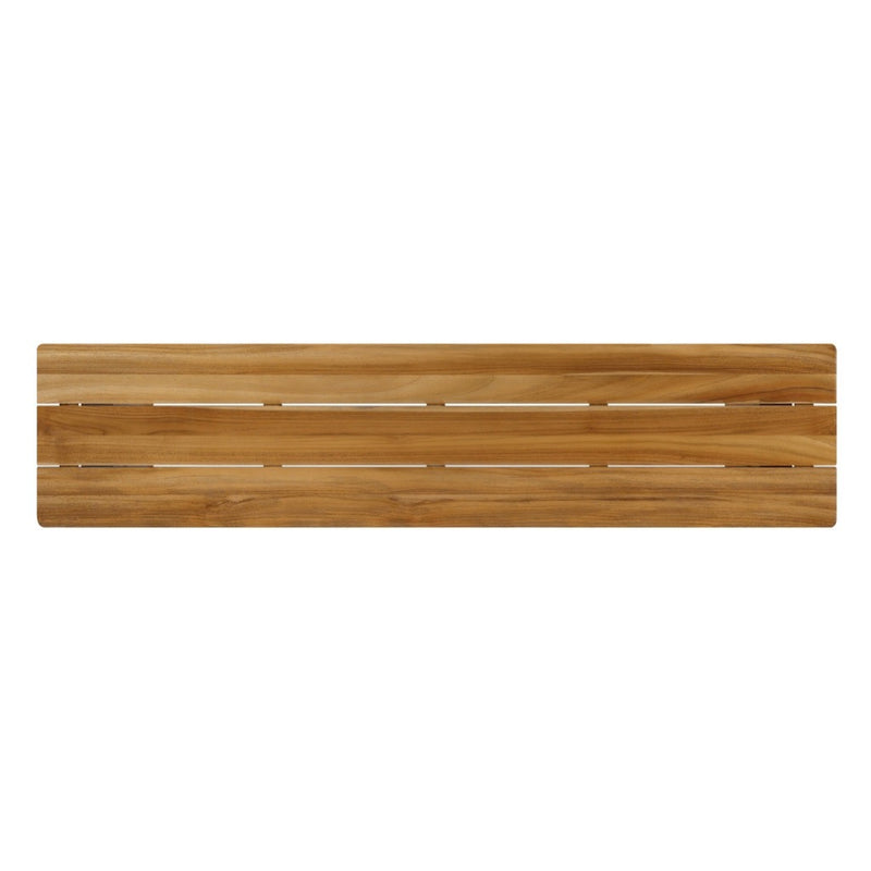 Chapman Outdoor Console Table Natural Teak-FSC Top View 241699-001