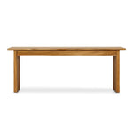 Chapman Outdoor Console Table Natural Teak-FSC Front Facing Biew Four Hands