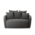 Four Hands Chloe Media Lounger Gibson Smoke Front Facing View