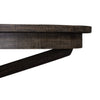 Cintra Extension Dining Table - Rustic Black Olive