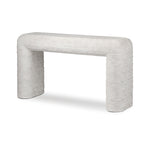 Cirri Console Table Smooth Lunar Concrete Angled View 248577-001