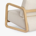 Co.House Designs Clayton Lounge Chair Ash Wood Armrest