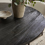 Cobie Dining Table Dark Anthracite Staged Tabletop View 238497-001