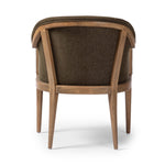 Colston Dining Chair Sutton Olive Back View Four Hands