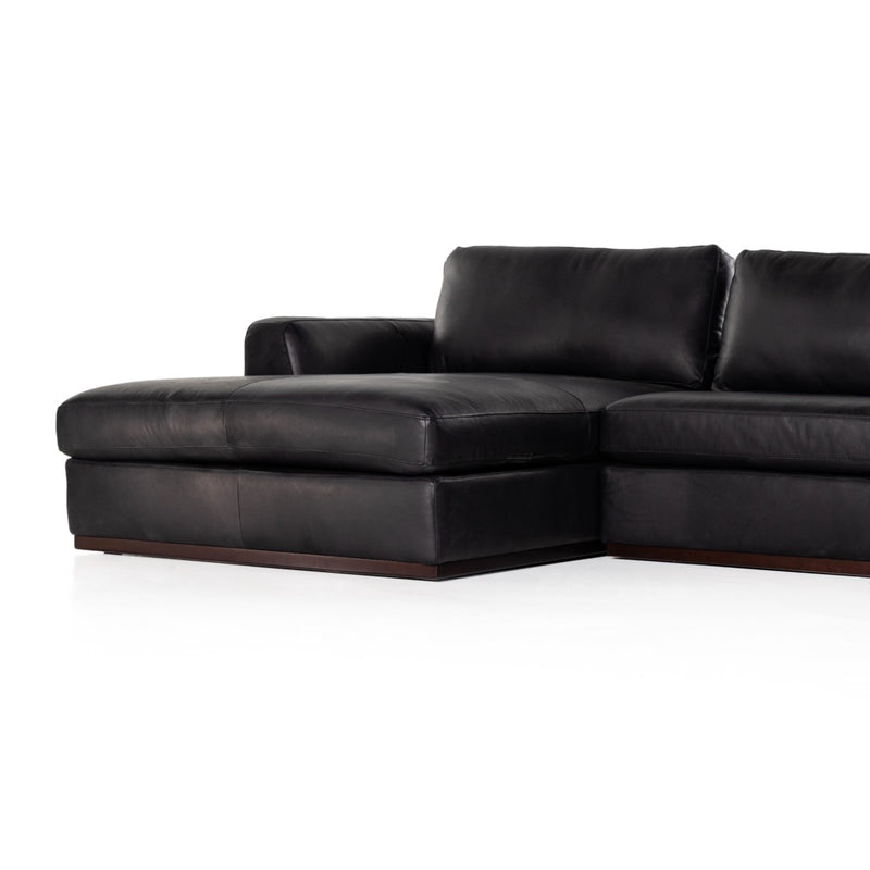 Colt 3-Piece U Sectional Heirloom Black Left Arm Facing Chaise Four Hands