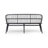 Connor Bench Black Ash Front Facing View 244927-001