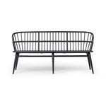 Connor Bench Black Ash Front Facing View 244927-001