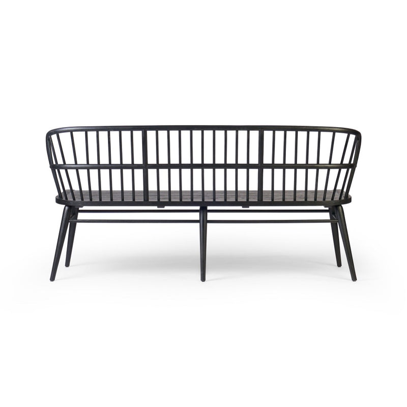 Connor Bench Black Ash Back View 244927-001