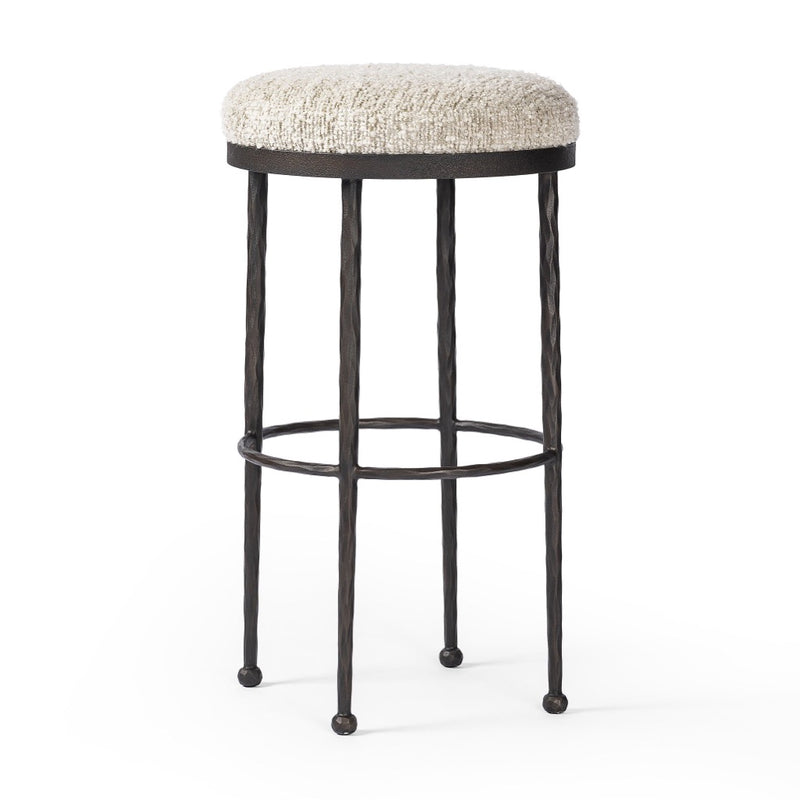 Corinne Bar Stool Ivan Stone Angled View 246568-002