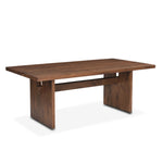 Cosmopolitan Dining Table Honey Brown Angled View FCS-DT82HB