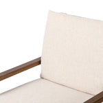 Crete Dining Armchair Savile Flax Cushion Corner Detail Four Hands