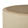 Crosby Side Table Shagreen Light Cream Side 104629-002