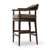 Four Hands Dane Stool Broadway Olive Angled View