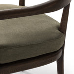 Dane Dining Chair Broadway Olive Fabric Seating Four Hands