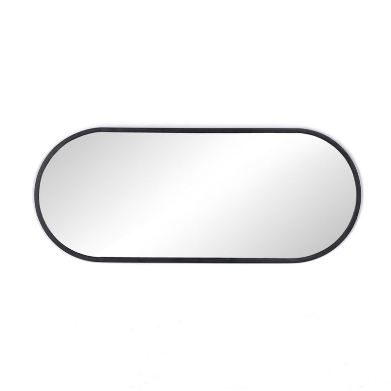 Four Hands Dasha Mirror Matte Black Horizontal View