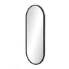 Dasha Mirror Matte Black Angled View 230939-001