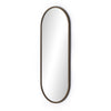  Dasha Mirror Iron Matte Brass Angled View 230939-002