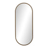  Dasha Mirror Iron Matte Brass Front Facing View Four Hands