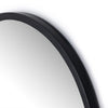 Dasha Small Mirror Iron Matte Black Rounded Frame 232021-001