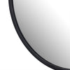 Dasha Small Mirror Iron Matte Black Rounded Frame 232021-001