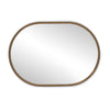 Four Hands Dasha Small Mirror Iron Matte Brass Horizontal View