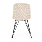 Dema Outdoor Dining Chair Natural Rope Back View Four Hands