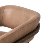 Dexter Chair Palermo Drift Top Grain Leather Backrest Four Hands