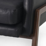 Diana Chair Heirloom Black Base Corner Detail 106103-005