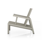 Four Hands Dorsey Outdoor Chair Weathered Grey Side View