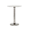 Douglas End Table Raw Antique Nickel Side View 106551-010