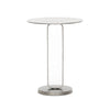 Four Hands Douglas End Table Raw Antique Nickel Front Facing View