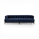 Four Hands Dylan Sofa Sapphire Navy Front Facing View