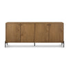 Four Hands Eaton Sideboard Amber Oak Resin Front Facing View