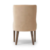 Edward Dining Chair Surrey Taupe Back View Four Hands